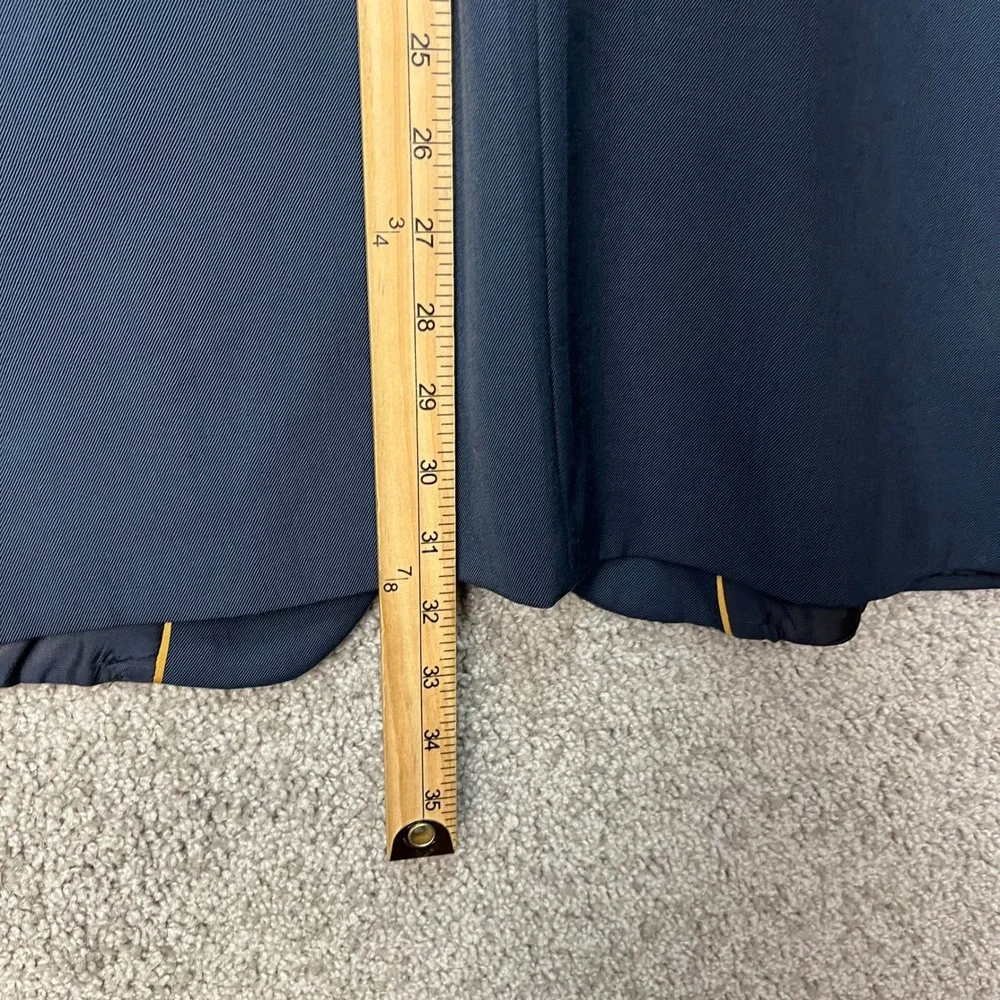VTG 80s 90s Kuppenheimer Premier Edition Blazer Mens 48R Navy Blue 2-Button USA